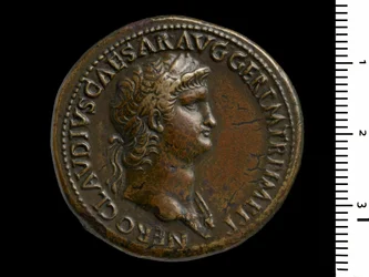 Coin Depicting Emperor Nero